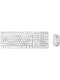 EVEREST KM-730W Beyaz Kablosuz Q Multimedia Klavye + Mouse Set